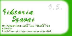 viktoria szavai business card